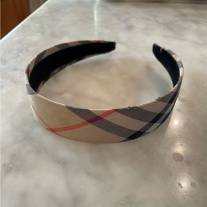 Vintage Burberry London Womens Monogram Headband